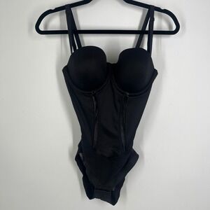 Maidenform Easy Up Firm Control Bodybriefer Shapewear Black 1256 Size 34C